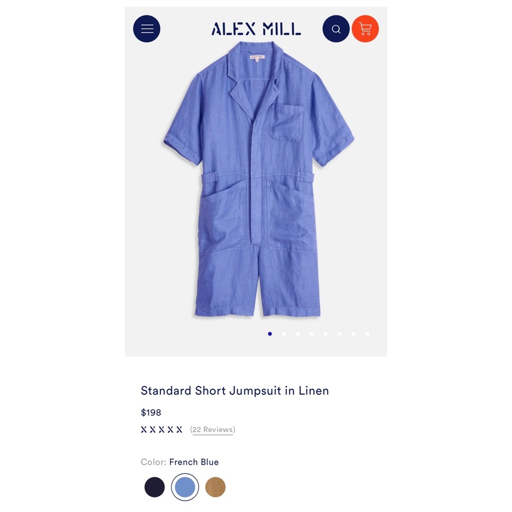 Alex Mill Linen Jumpsuit